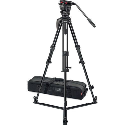 Sachtler 75/2 Mark II Aluminum Tripod System with FSB 6 MK II Fluid Head & Ground Spreader 0481A