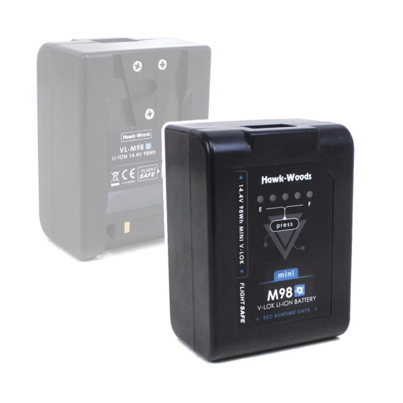 Hawk-Woods Mini V-Lok Data Lithium-Ion Battery (V-Mount, 14.4V, 98Wh) VL-M98D
