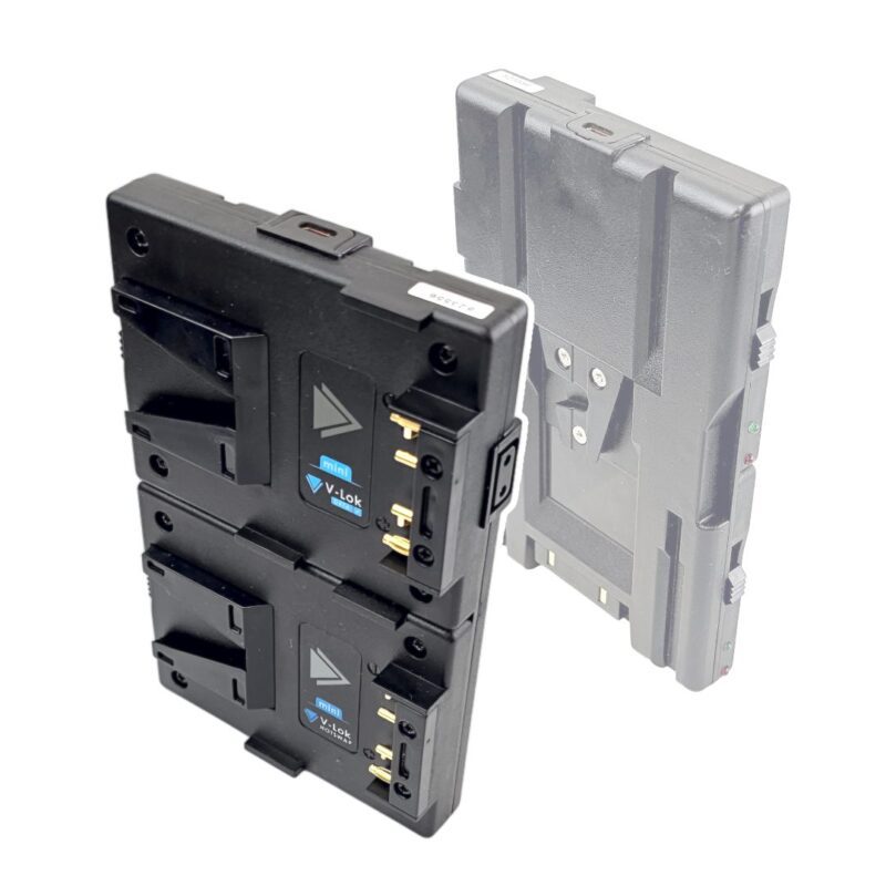 Hawk-Woods Mini V-Lok Hot-Swap Plate with 1 D-Tap & 1 USB-C VL-MCF3