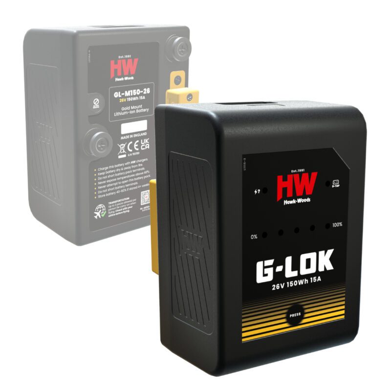 Hawk Woods 26v 150Wh Mini G-Lok Battery GL-M150-26