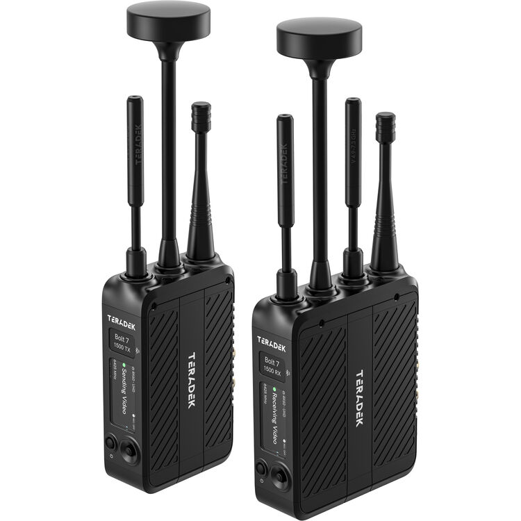 Teradek Bolt 7 Set Zero-Delay 4K Wireless Video Transmitter and Receiver (1500') 10-2710