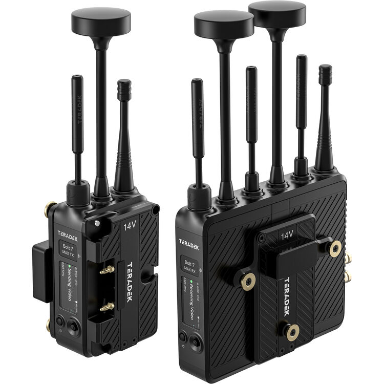 Teradek Bolt 7 Deulxe Set Zero-Delay 4K Wireless Video Transmitter and Receiver (G-Mount. Max Range) 10-2720-G