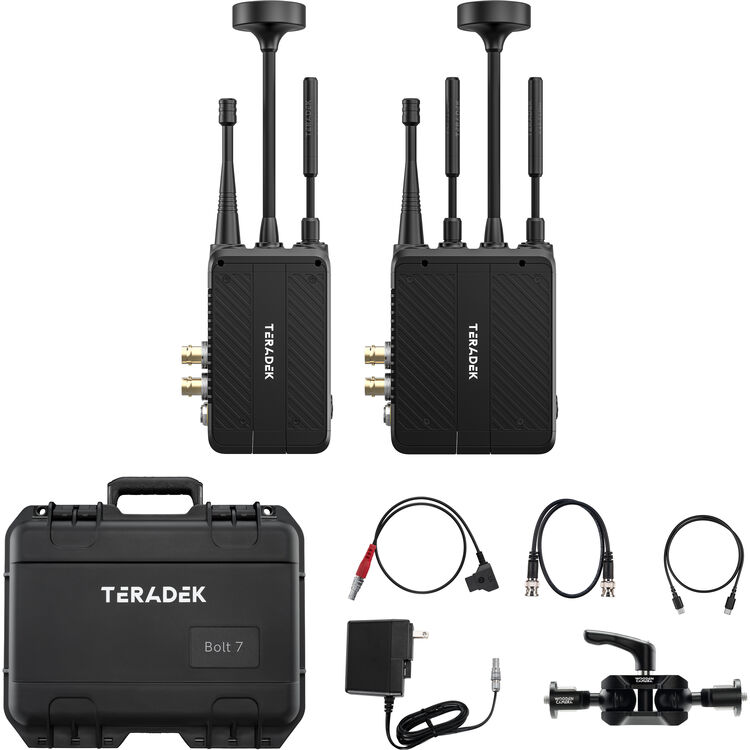 Teradek Bolt 7 Set Zero-Delay 4K Wireless Video Transmitter and Receiver (750') 10-2700