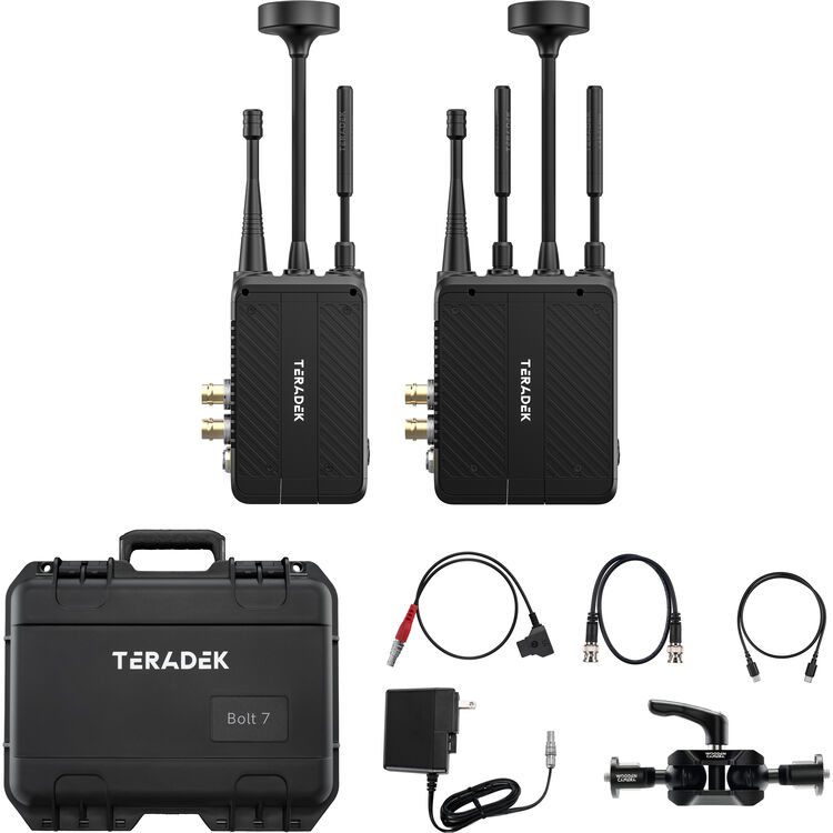 Teradek Bolt 7 Set Zero-Delay 4K Wireless Video Transmitter and Receiver (1500') 10-2710