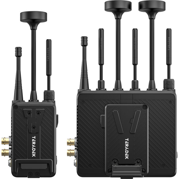 Teradek Bolt 7 Deulxe Set Zero-Delay 4K Wireless Video Transmitter and Receiver (V-Mount. Max Range) 10-2720-V